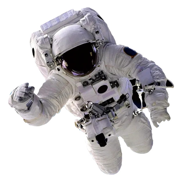 Astronauta flotando en el espacio